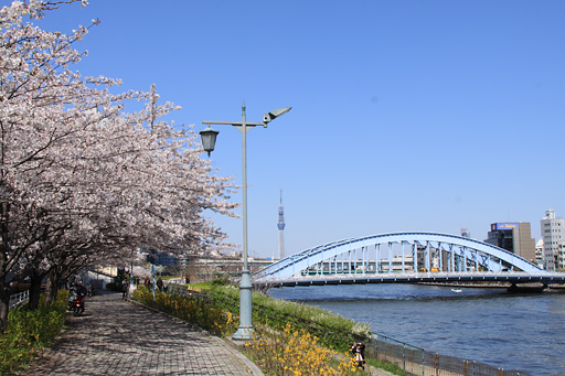 永代橋へ